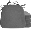 Sunsleek Chair Cushions for Dining Chairs D-Shaped Seat Cushions Chair Pads by Sunsleek