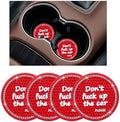 Ziciner 4 Pack Bling Car Cup Holder Coaster, 2.75 Inch Anti-Slip Auto Insert by Ziciner
