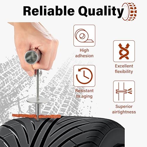 30 PCS Tire Plugs Heavy Duty, Rubber Tires Plug, Tires Repair Strings - Image 4