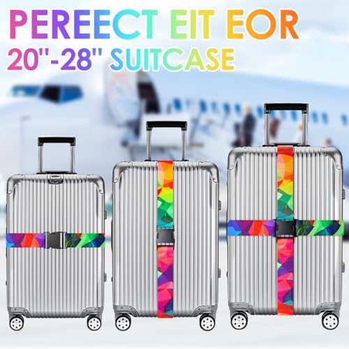 Gutsdoor Luggage Straps for Suitcases Adjustable Travel Belt, Connector Holds - Image 3