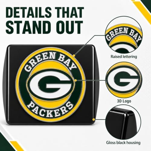 Green Bay Packers Trailer Hitch Cover - Image 4