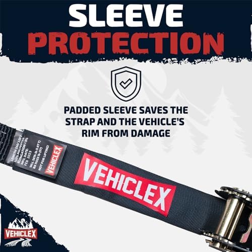 Vehiclex Wheel Tie Down Lasso Straps - Image 4