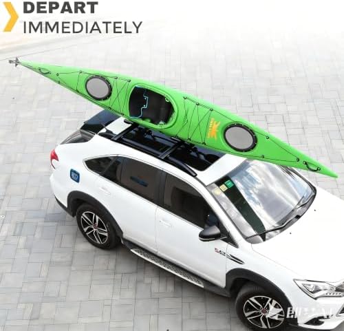 Kayak Roof Rack, Aluminum Kayak Carrier Folding J-Style Universal 3-in-1 - Image 4