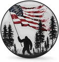 Rv Spare Tire Cover Wheel Bigfoot Flag Mountai Fun Tire Covers Wheel Protectors by FengQuGou