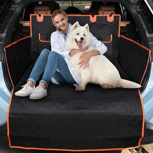 NESTROAD SUV Cargo Liner for Dogs, Waterproof Dog Cargo Cover for SUVs by NESTROAD