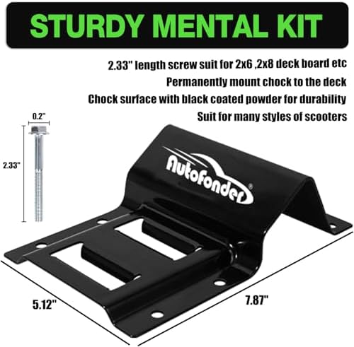 Wheel Chock Tie Down Kit Heavy Duty 4, 500lbs Durable - Image 4