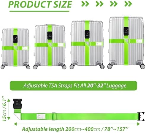 TSA Approved Luggage Straps - Image 3