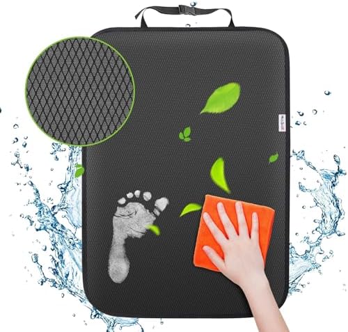 Meolsaek Kick Mats Back Seat Protector, Waterproof Oxford Seat Back Protector - Image 2