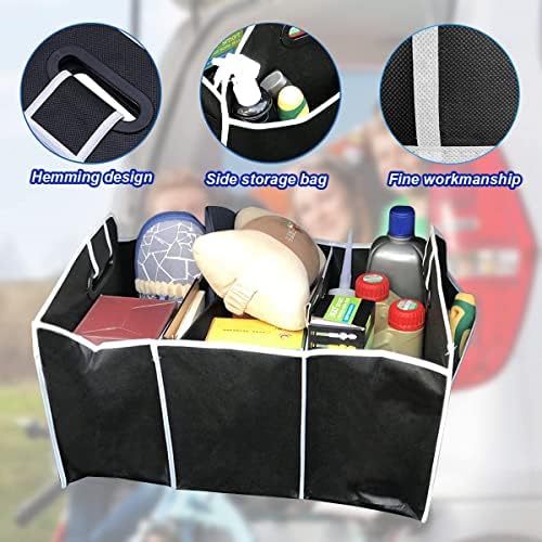 Car Trunk Organizer, Portable Foldable Waterproof Auto Storage Bag - Image 3