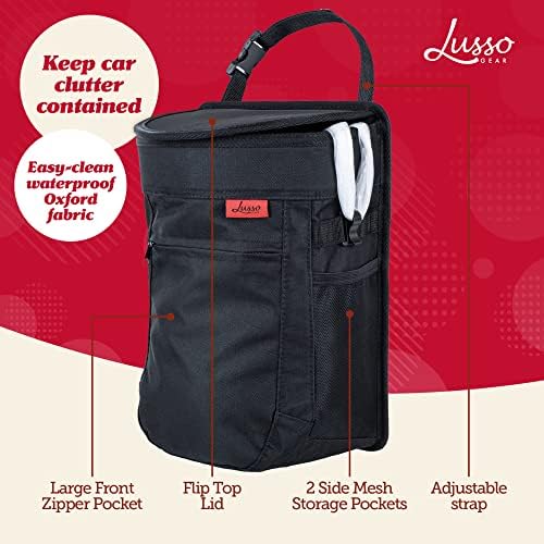 Lusso Gear Spill-Proof Car Trash Can - Image 2