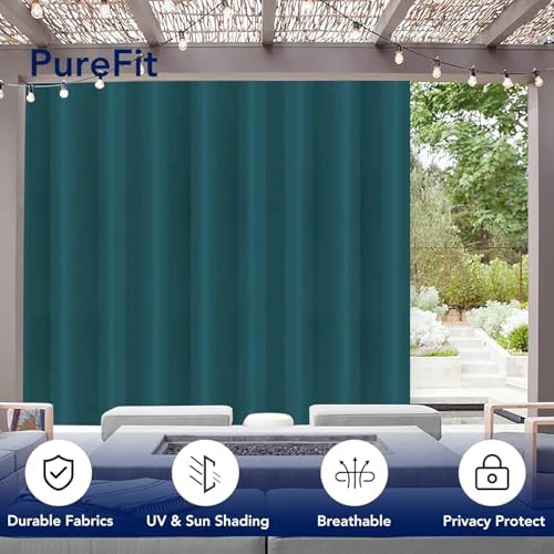 PureFit Outdoor Curtains for Patio Waterproof Weatherproof Outside Curtains - Image 3