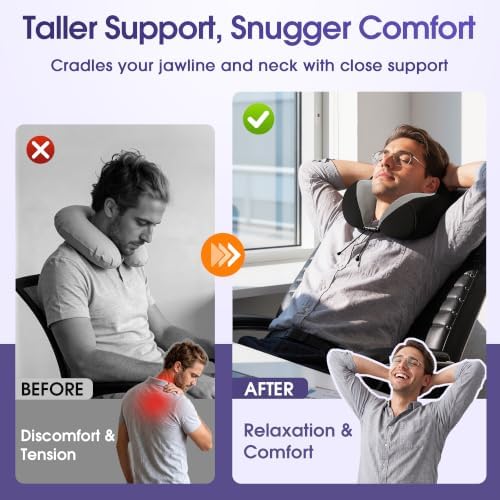 CloudBliss Memory Foam Travel Neck Pillow - Image 6
