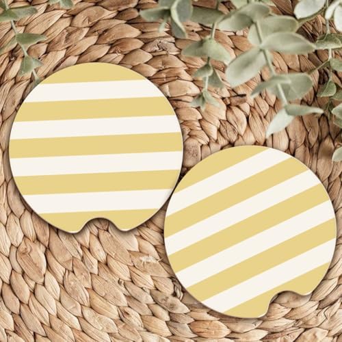 Ceramic Car Coasters – Absorbent Car Cup Holder Coaster Set - Image 7