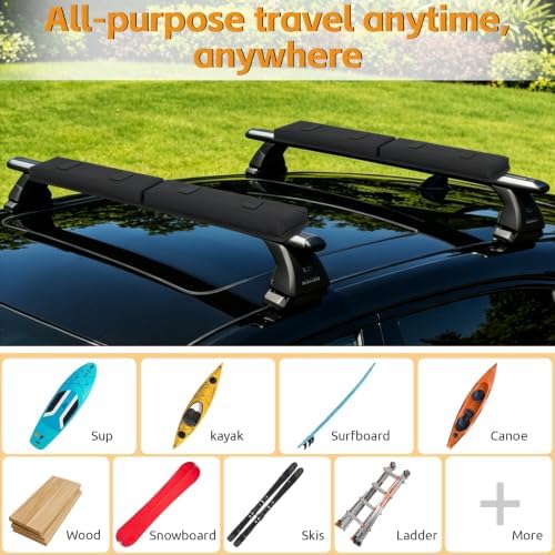 Universal Car Soft Roof Rack Pads Luggage Carrier Rack - Image 6