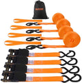 1" x20FT Extra Long Ratchet Straps by Unknown