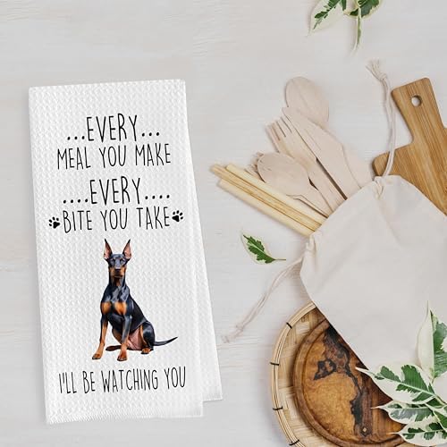 Funny Doberman Dish Towels Set - Image 3