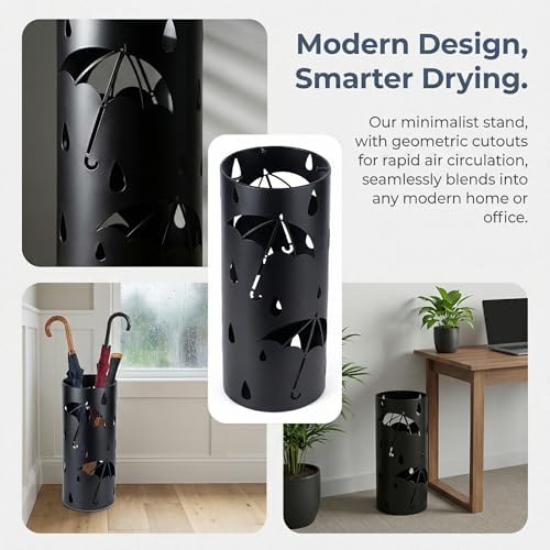 BEWBBAT Metal Umbrella Stand Rack - Image 5