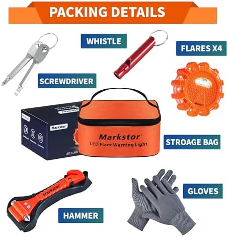 LED Road Flare, Emergency Safety Kit - Image 2