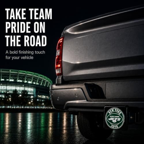 New York Jets Trailer Hitch Cover - Image 6
