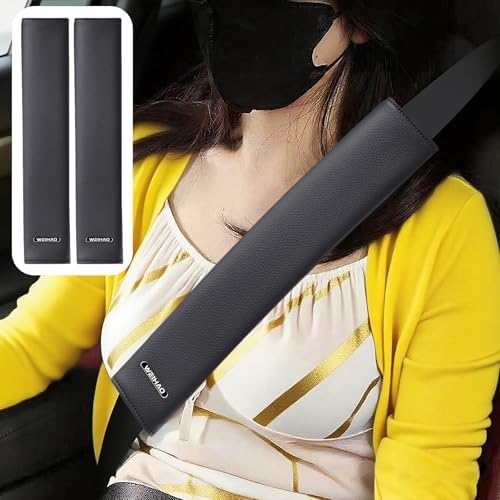 2PCS Car Seat Belt Cover Pad Extra Long 13 Inch, Car Seat Shoulder Strap Pads by WEIHAO