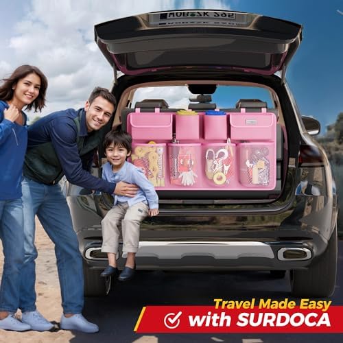 SURDOCA Car Trunk Organizer, LARGE CAPACITY Car Storage Bag - Image 6
