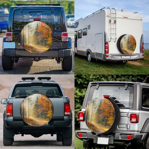 Autumn Spare Tire Cover 15in Spare Wheel Covers Tire Storage Cover - Image 6