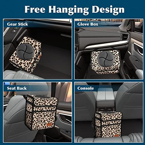 Car Trash Can with Lid Leak Proof Garbage Waterproof Bag - Image 6