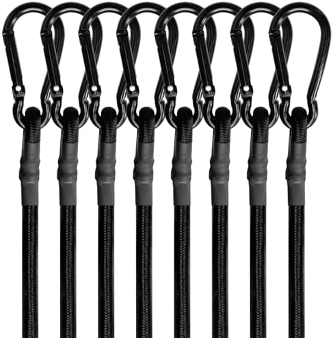 BEXSLE 8 Pcs 24in Bungee Cords by BEXSLE