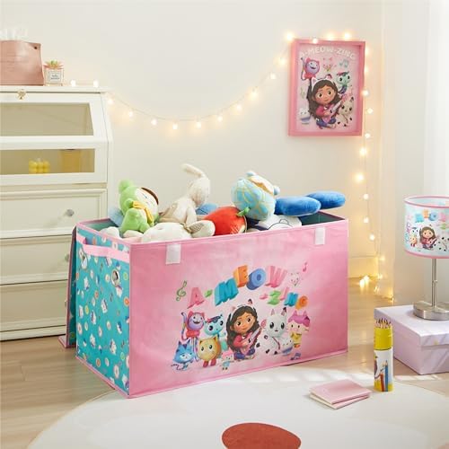 Idea Nuova Gabbys Dollhouse Large Collapsible Childrens Storage Trunk, Durable - Image 5