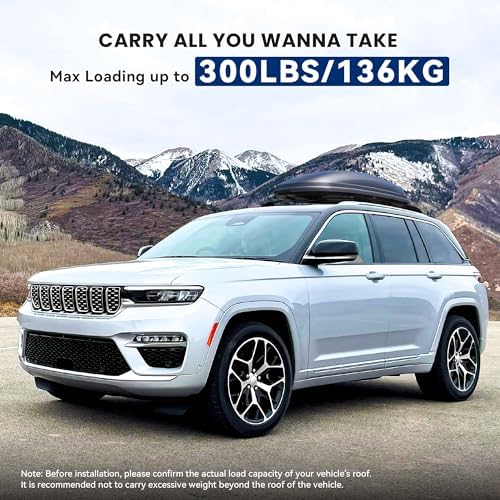 300Lbs Lockable Roof Rack Crossbars - Image 3