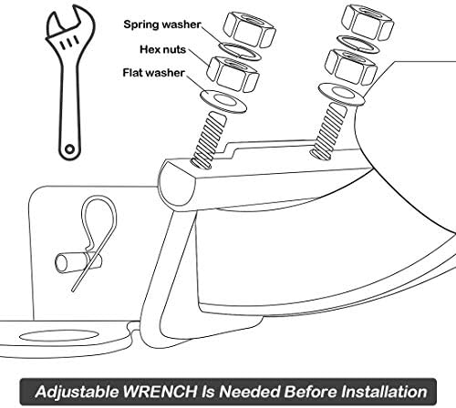CZC AUTO Hitch Clamp Stainless Steel Anti-Rattle Stabilizer 2 Inch - Image 7