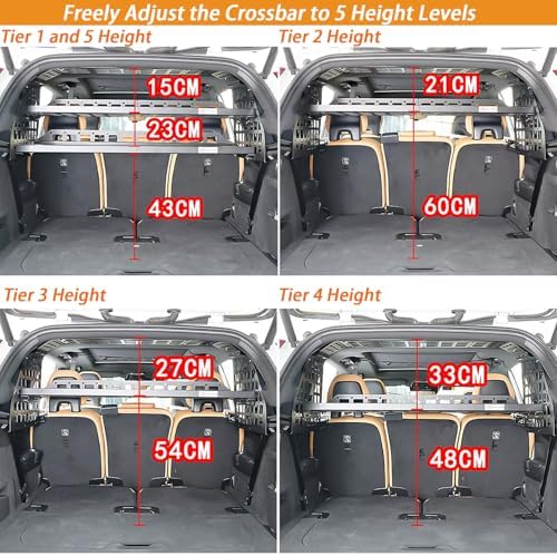 ITrims Trunk Organizer for Volvo XC90 2016-2026 Car Accessories Modular Storage - Image 4