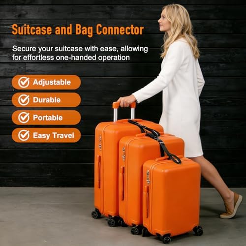 Luggage Connector Straps 2 Pack, Luggage Strap - Image 2