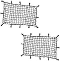 CZC AUTO 22"x38" Black Latex Bungee Cargo Net Strech to 44"x76" by HOME