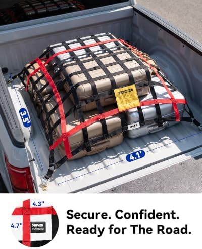 OMT 3.5x4.1ft Heavy Duty Cargo Net - Image 3