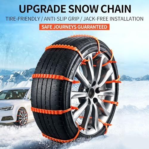 40PCS Tire Traction Straps, Zip Tie Snow Chains, Universal Reusable Anti-Skid - Image 2