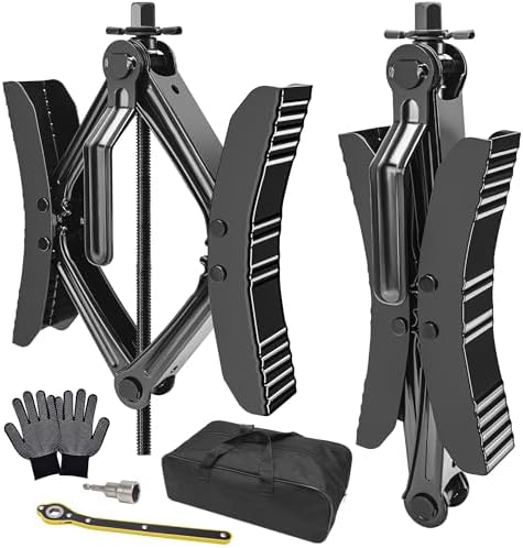 Lezcufer Camper Wheel Chock Stabilizer 2 Sets by Lezcufer