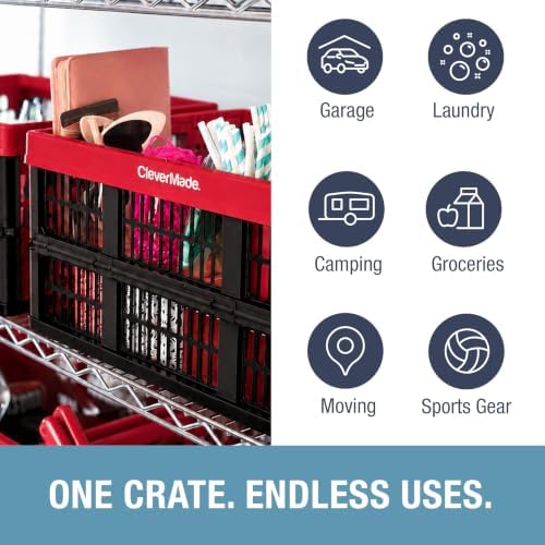 CleverMade Collapsible Utility Crate - Image 3