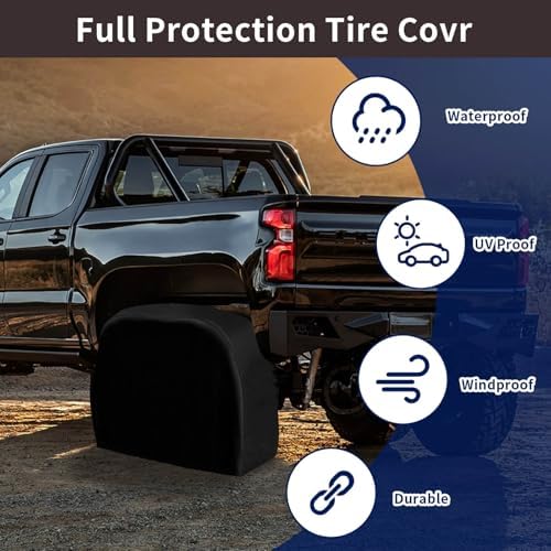 PureFit Waterproof Dual-Axle Tire Cover 27"-30" 2 Packs - Image 5