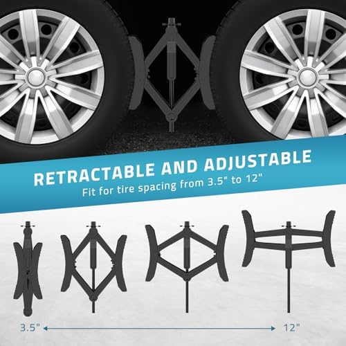 PAULINN Camper RV Wheel Chock Stabilizer 2 Sets - Image 3