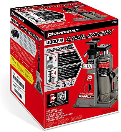 Powerbuilt 2 Ton UniJack Combination Hydraulic Bottle Jack / Jackstand in 1 Unit - Image 4