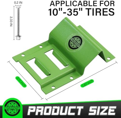 Heavy Duty Wheel Chock Tie Down Straps Set - Image 3