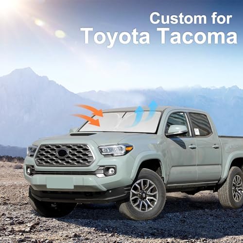 for Toyota Tacoma 2016-2024 2025 2026 Sun Shade Sunshade Windshield Cover - Image 5