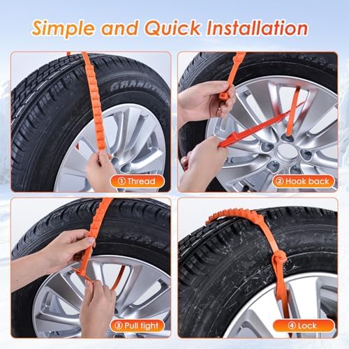 12 Pcs Snow Tire Chains - Image 3
