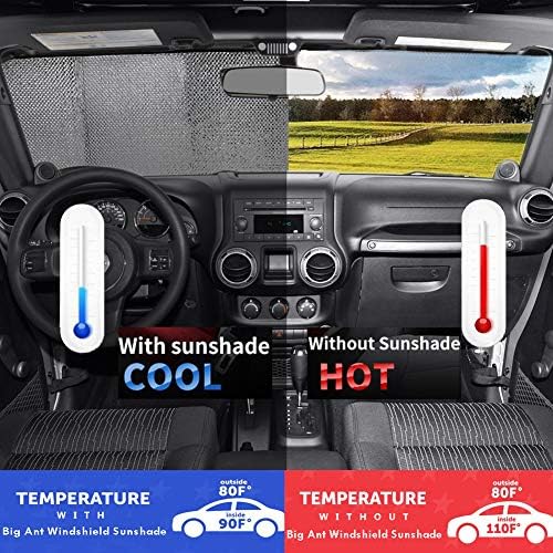 Big Ant Car Windshield Sunshade UV Ray Reflector Auto Window Sun Shade Visor - Image 3