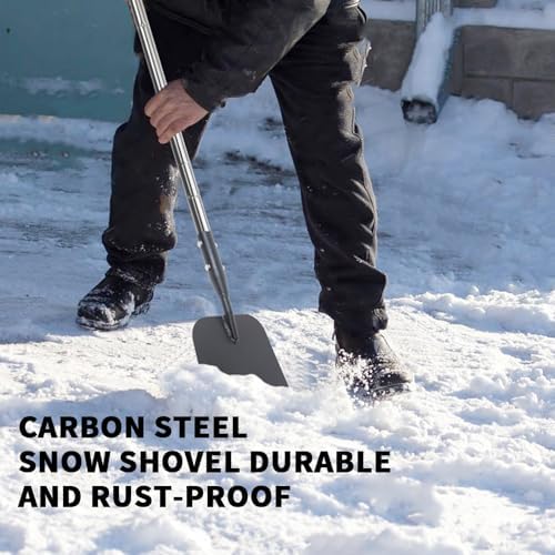 BARAYSTUS Flat Shovel with Adjustable Handle, 59 in Floor Scraper, Ice Scraper - Image 3