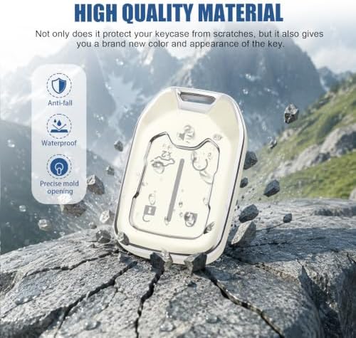for GMC Key Fob Cover, 5 Buttons TPU Protection Case - Image 3