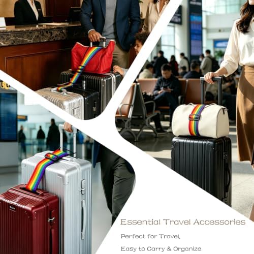 2Pack Adjustable Luggage Straps - Image 2