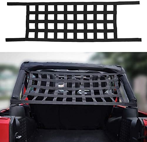 JeCar Mesh Roof Cargo Net Roof Hammock Exterior Accessories Compatible by JeCar
