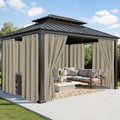 Outdoor Curtains for Patio Waterproof, 8 Panels, Rod Pocket by RichSets